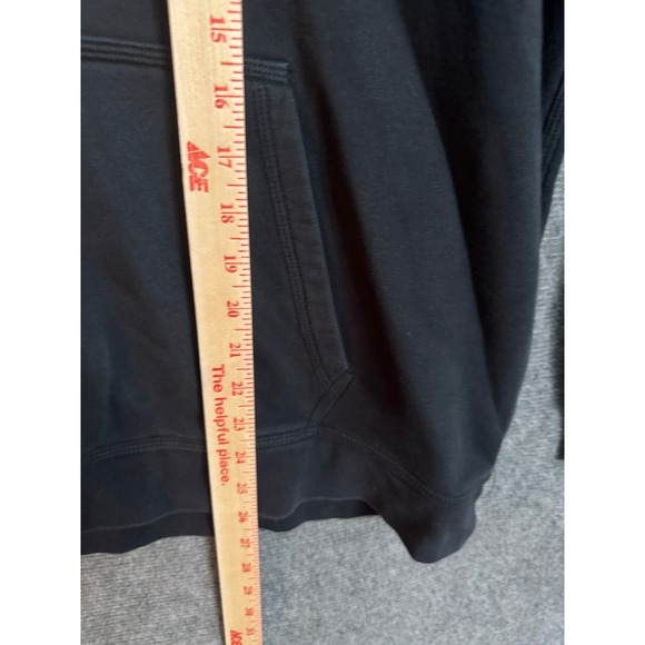 NIKE Black Hoodie Sweatshirt Pullover Large Graphic Logo - Picture 4 of 7
